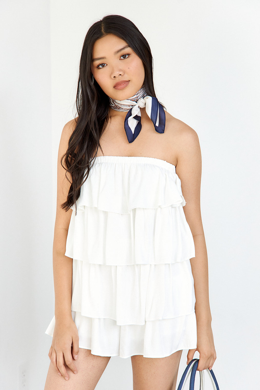 SALE- Lennox Ruffled Layered Off The Shoulder Romper