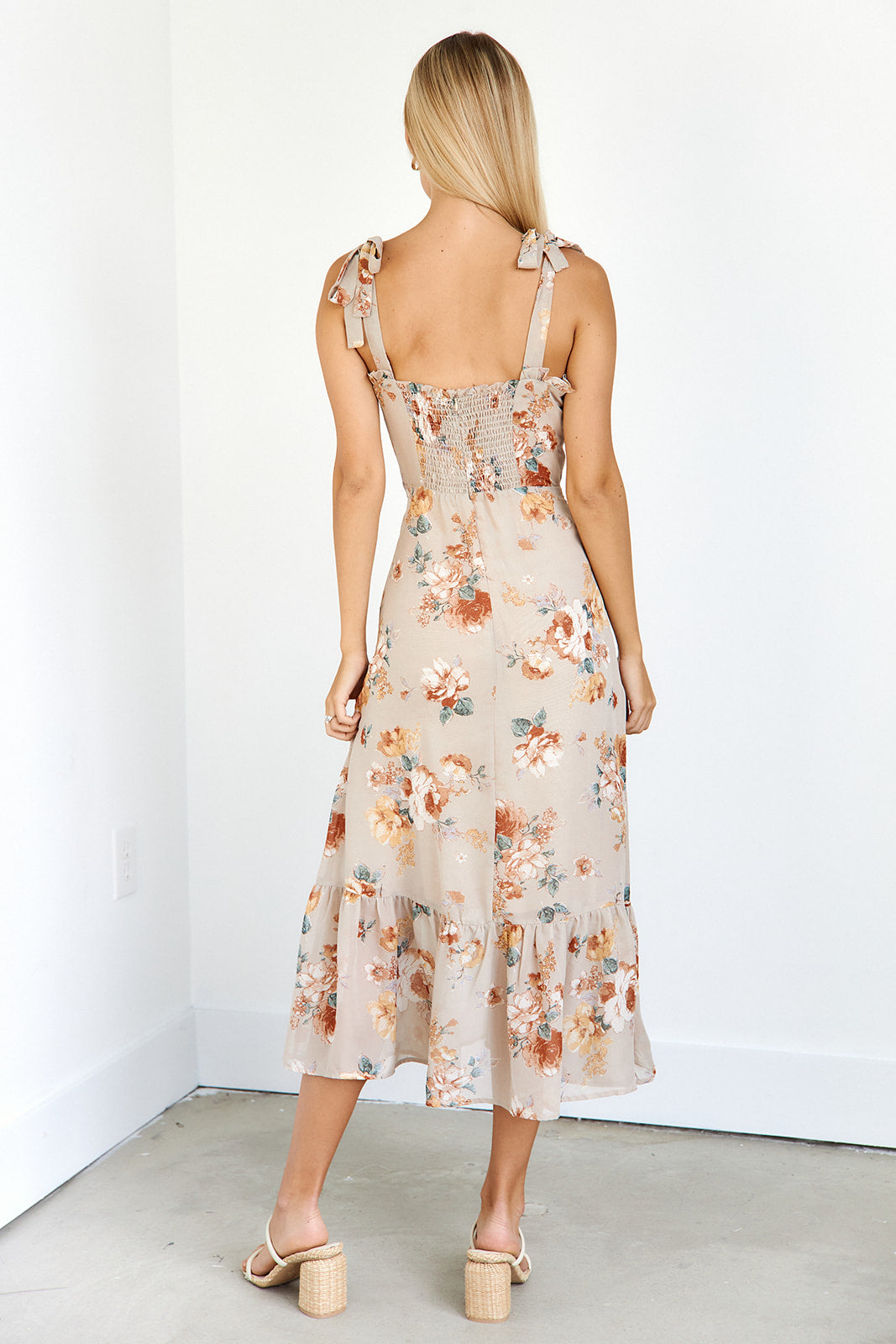 SALE - Lockport Floral Midi Dress