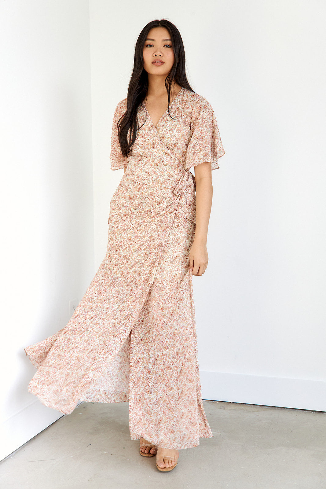 SALE - Colwyn Wrap Maxi Dress