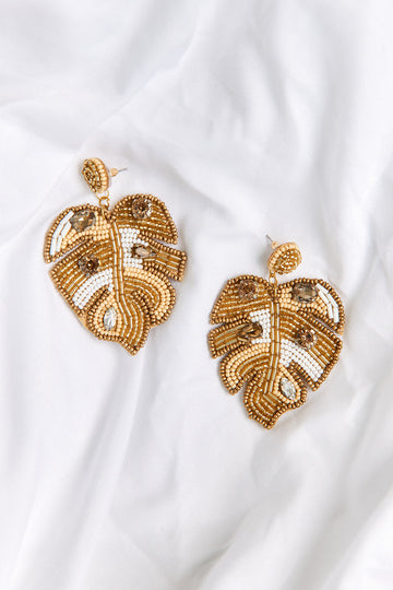 Locklyn Beaded Tropical Earrings