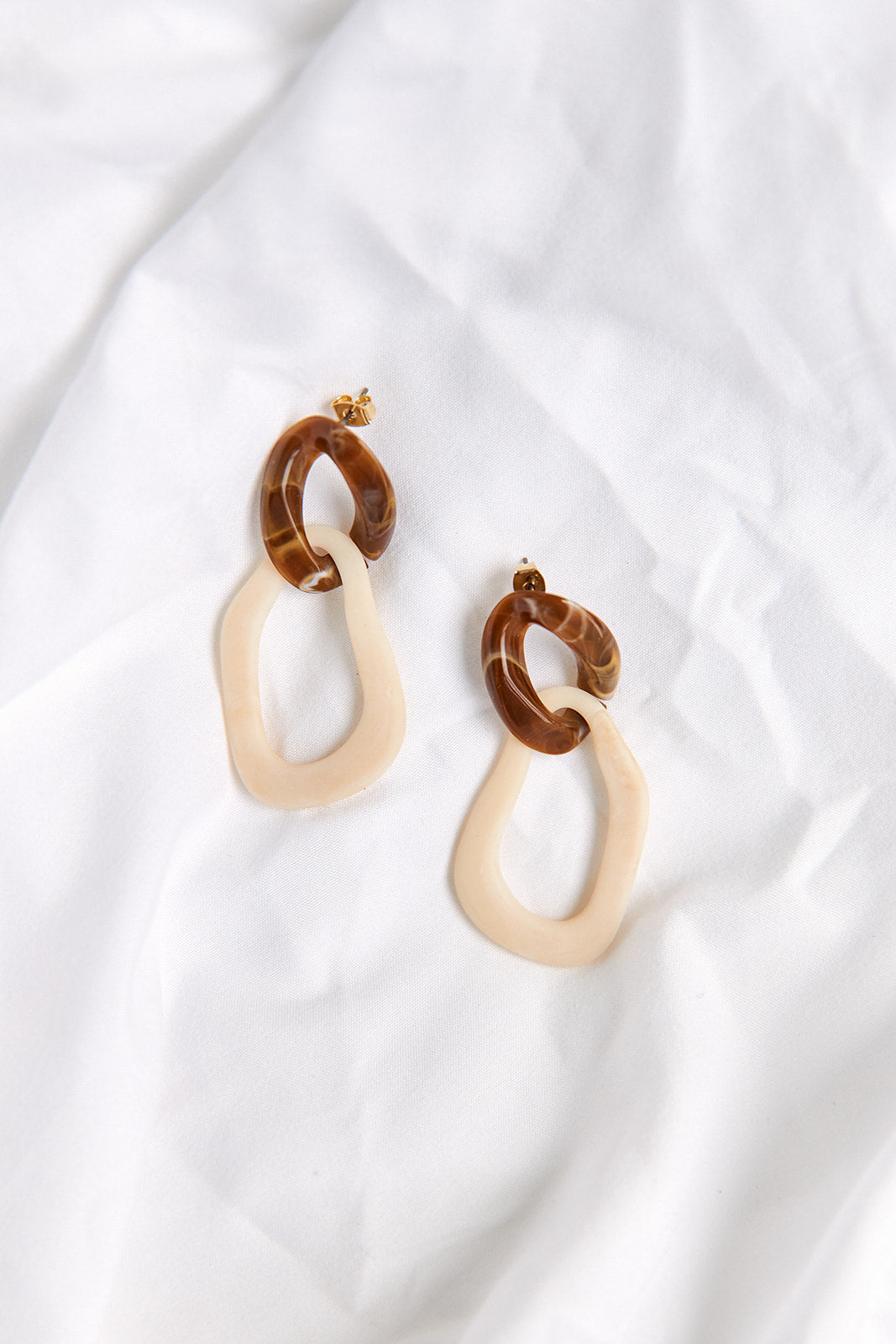 Rue Oval Linked Earrings