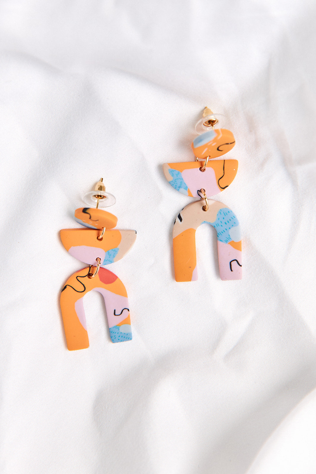 Sullivan Clay Arch Earrings