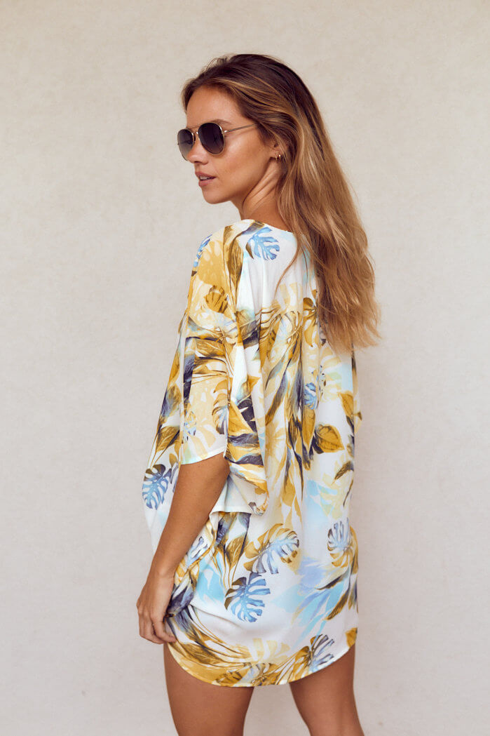 Lucy Palm Print Tunic
