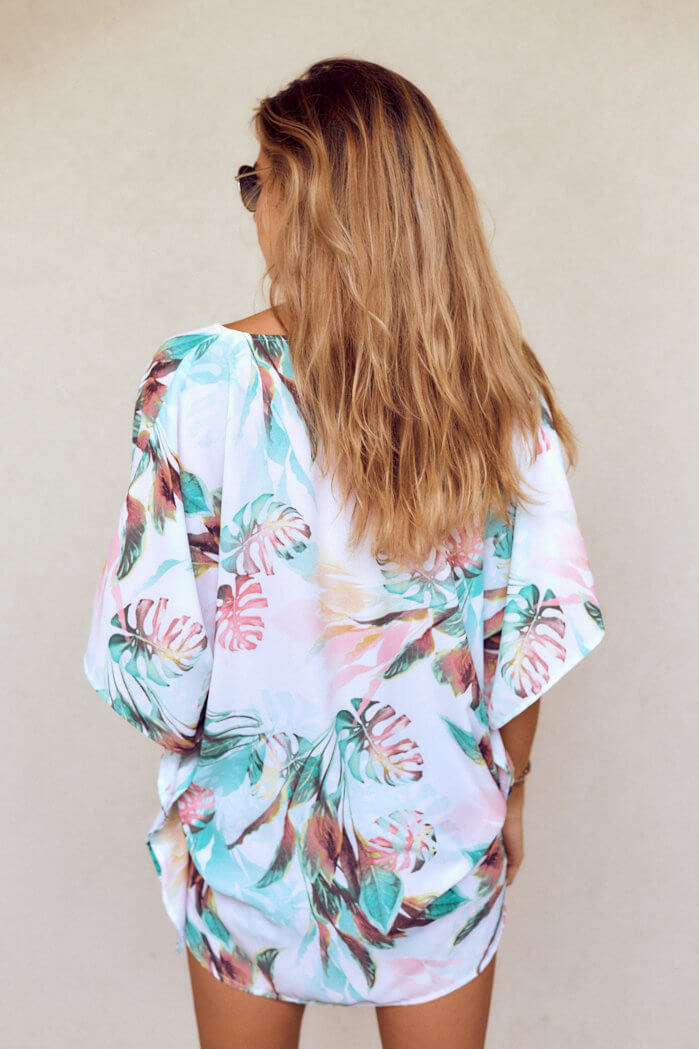 Lucy Palm Print Tunic