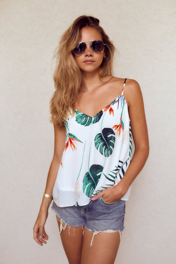 Dylon Palm Print Tank