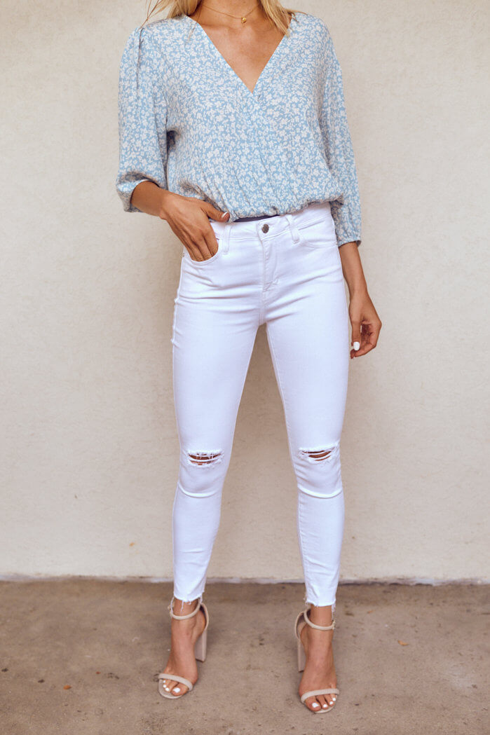 Maine Distressed Skinny Jean