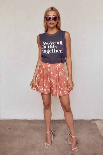 Mariner Floral Pleated Shorts