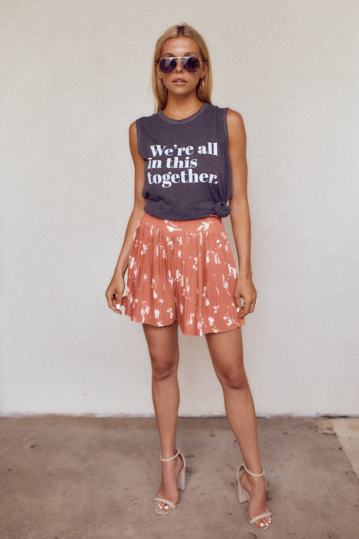 Mariner Floral Pleated Shorts