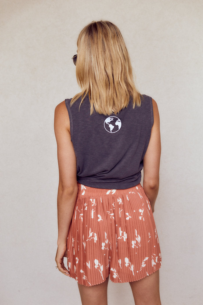 Mariner Floral Pleated Shorts