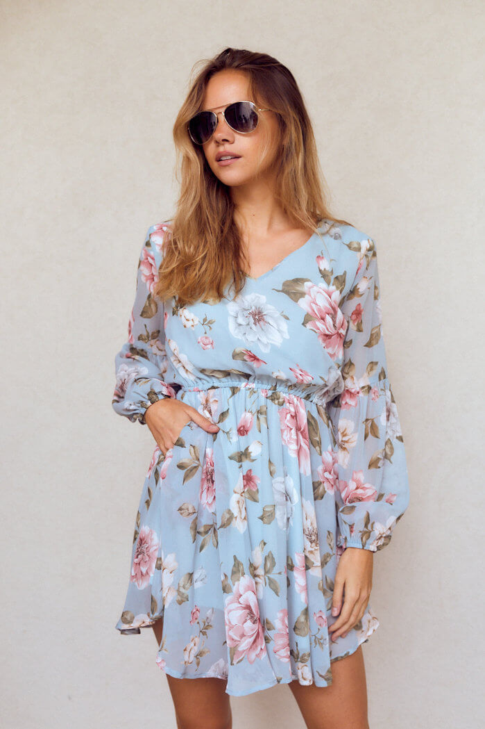 Lizzy Floral Long Sleeve Dress