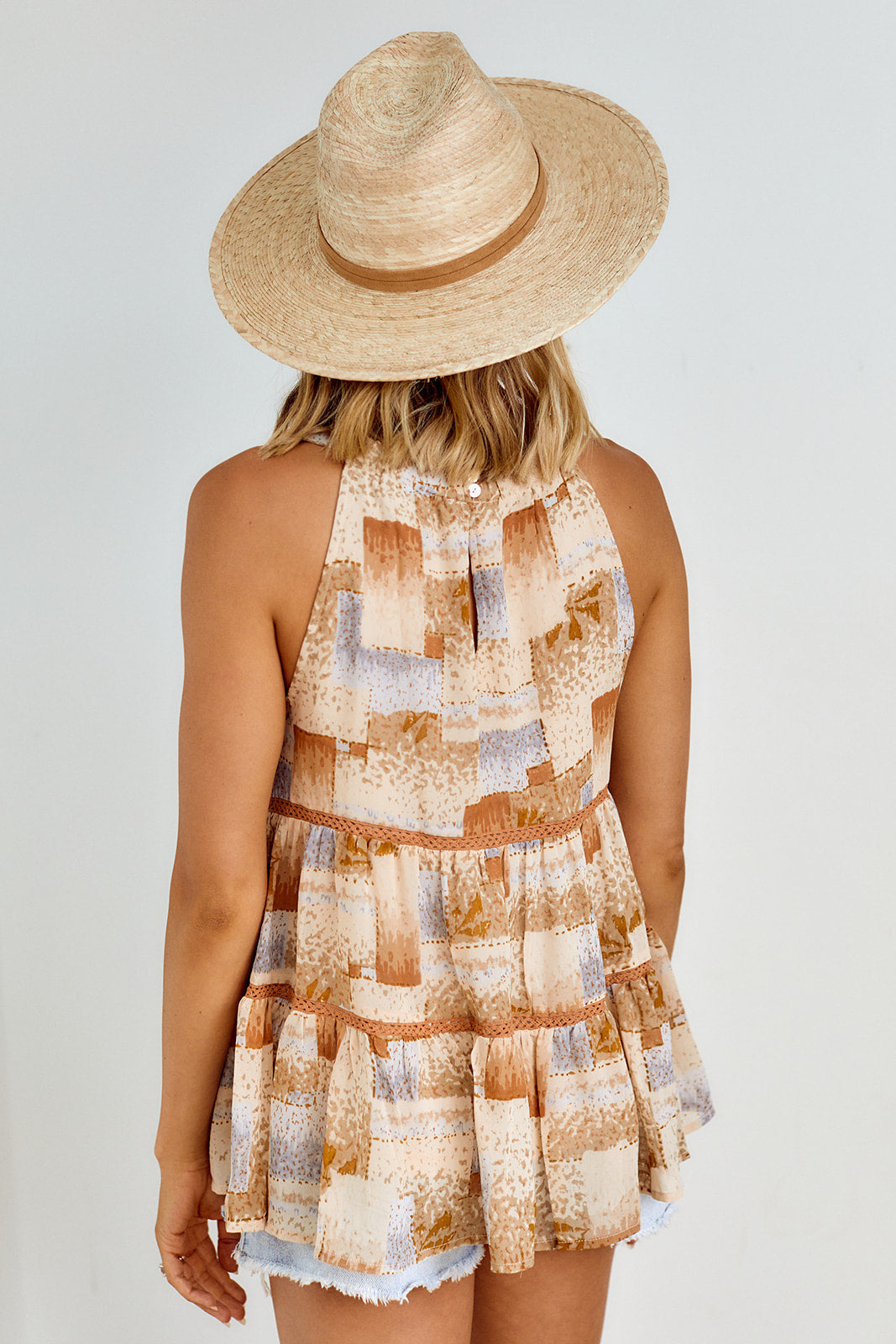 Iona Tiered Sleeveless Blouse