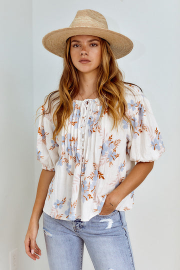 Mitchell Floral Printed Blouse