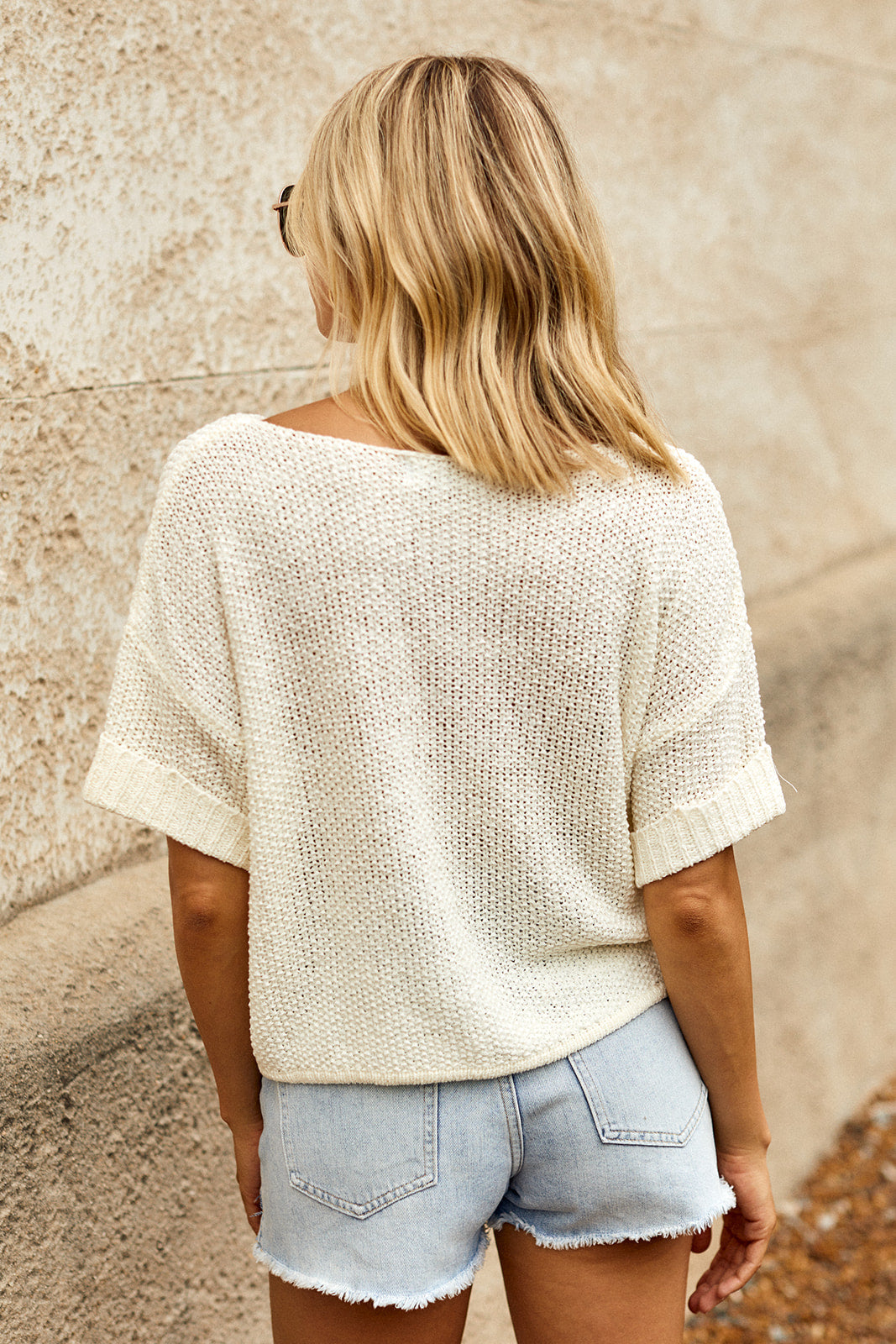 Kaylyn Knit Short Sleeve Top