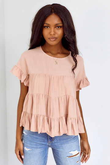 Silia Tiered Blouse
