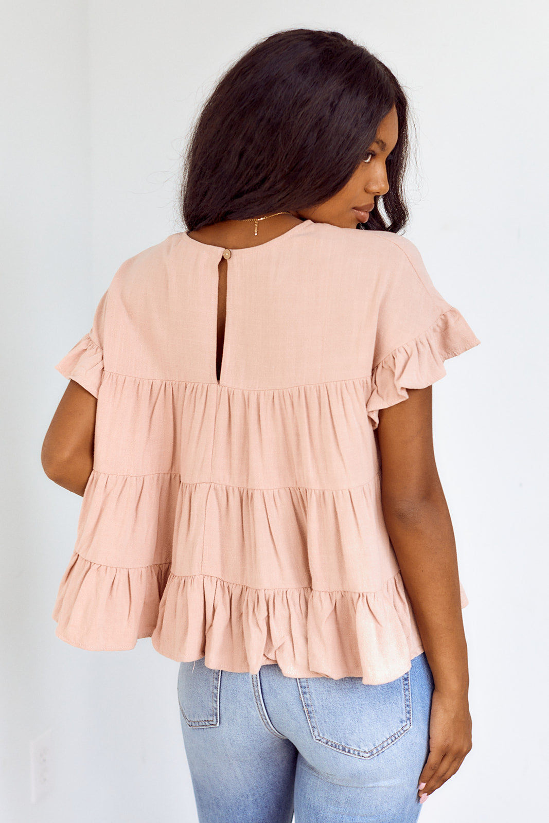 Silia Tiered Blouse
