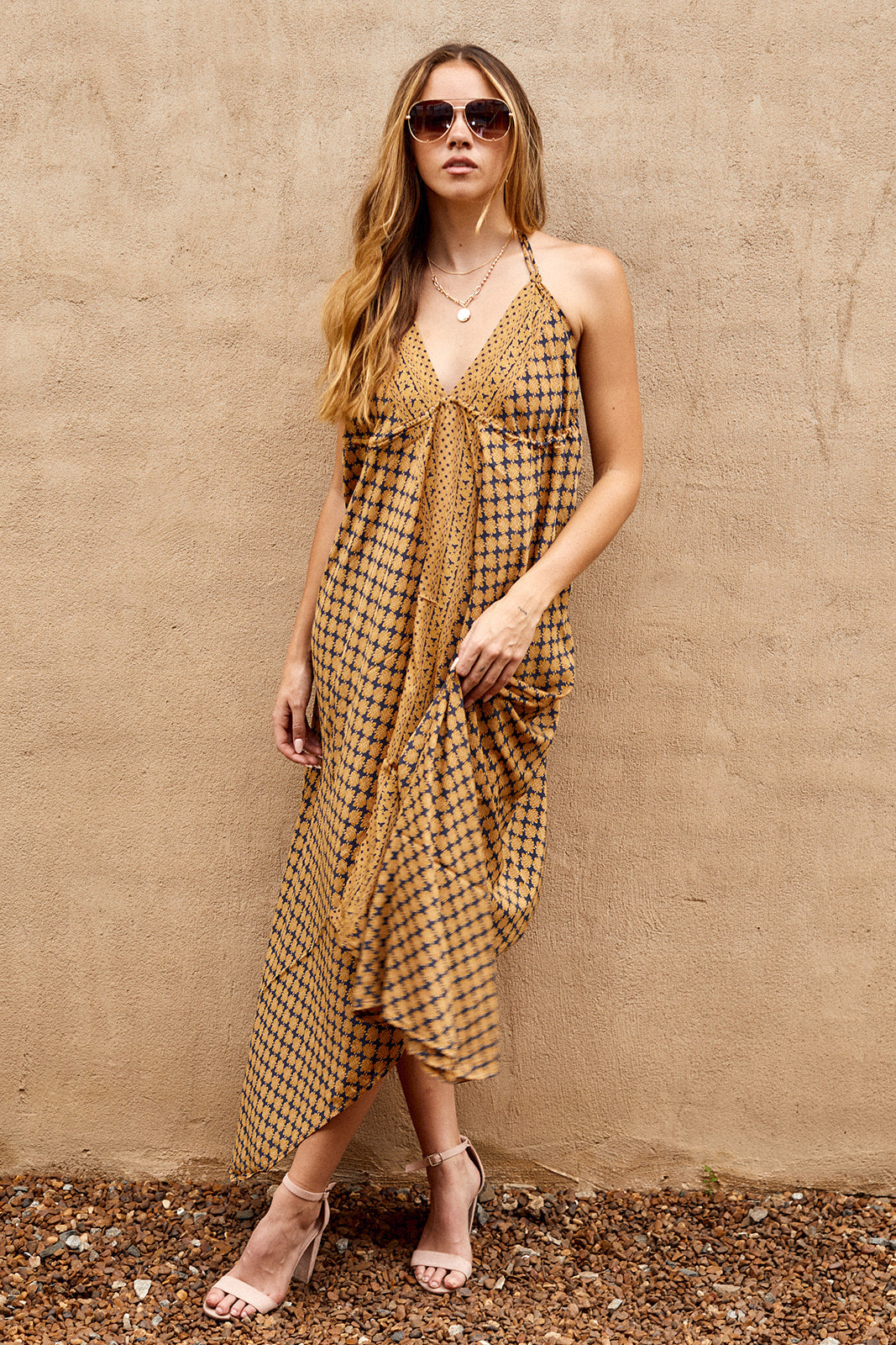 Ashbury Printed Handkerchief Dress