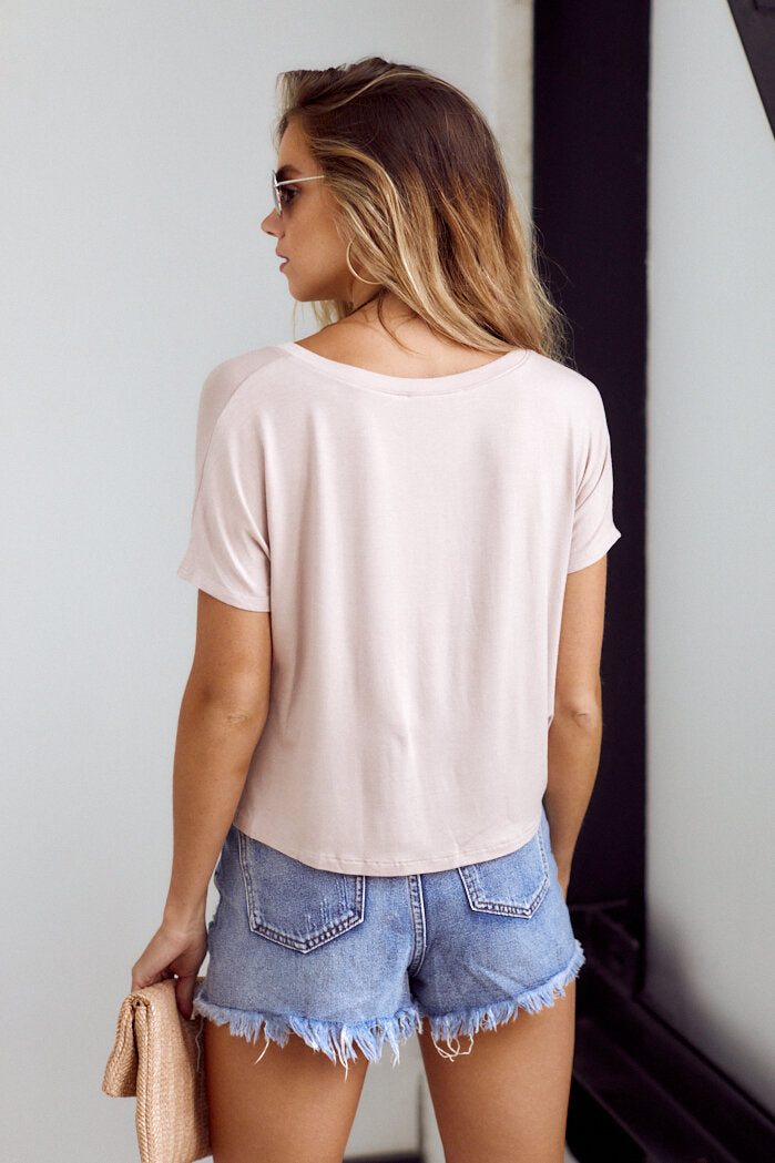 Lennon Knot Front Tee
