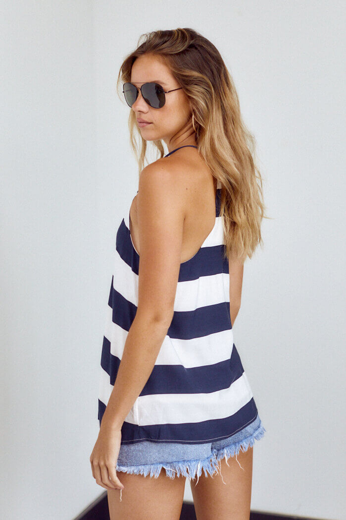 Tia Striped Swing Tank