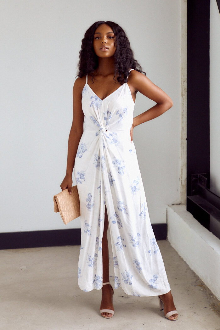 Annabelle Twist Front Midi Dres