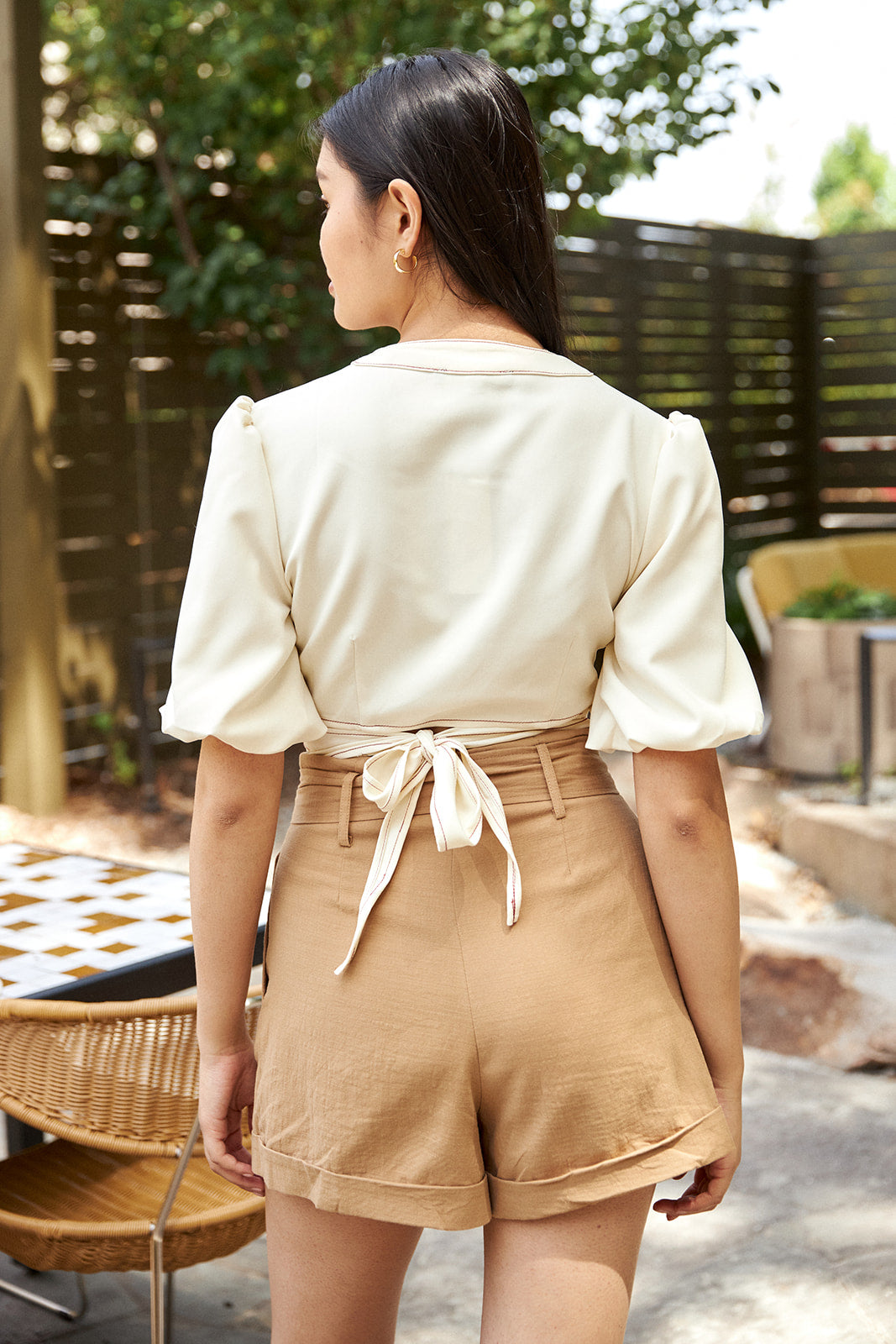 SALE - Henley Paperbag Shorts