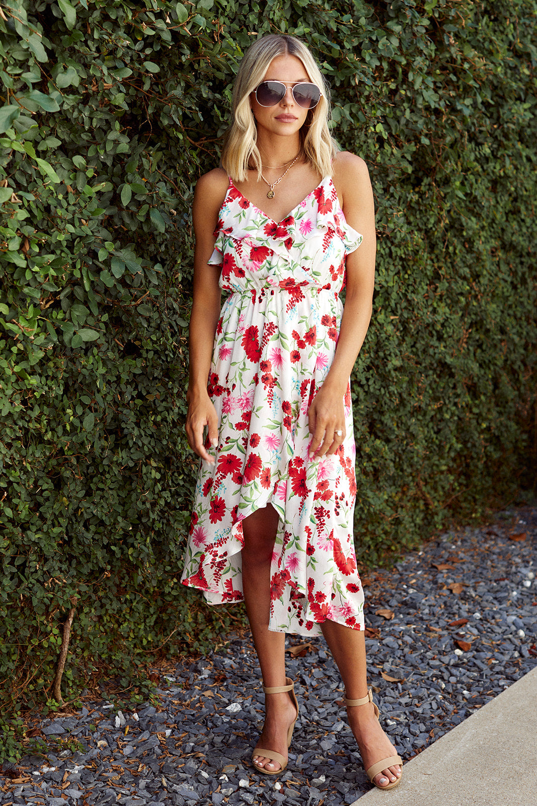 Gresham Floral Midi Dress