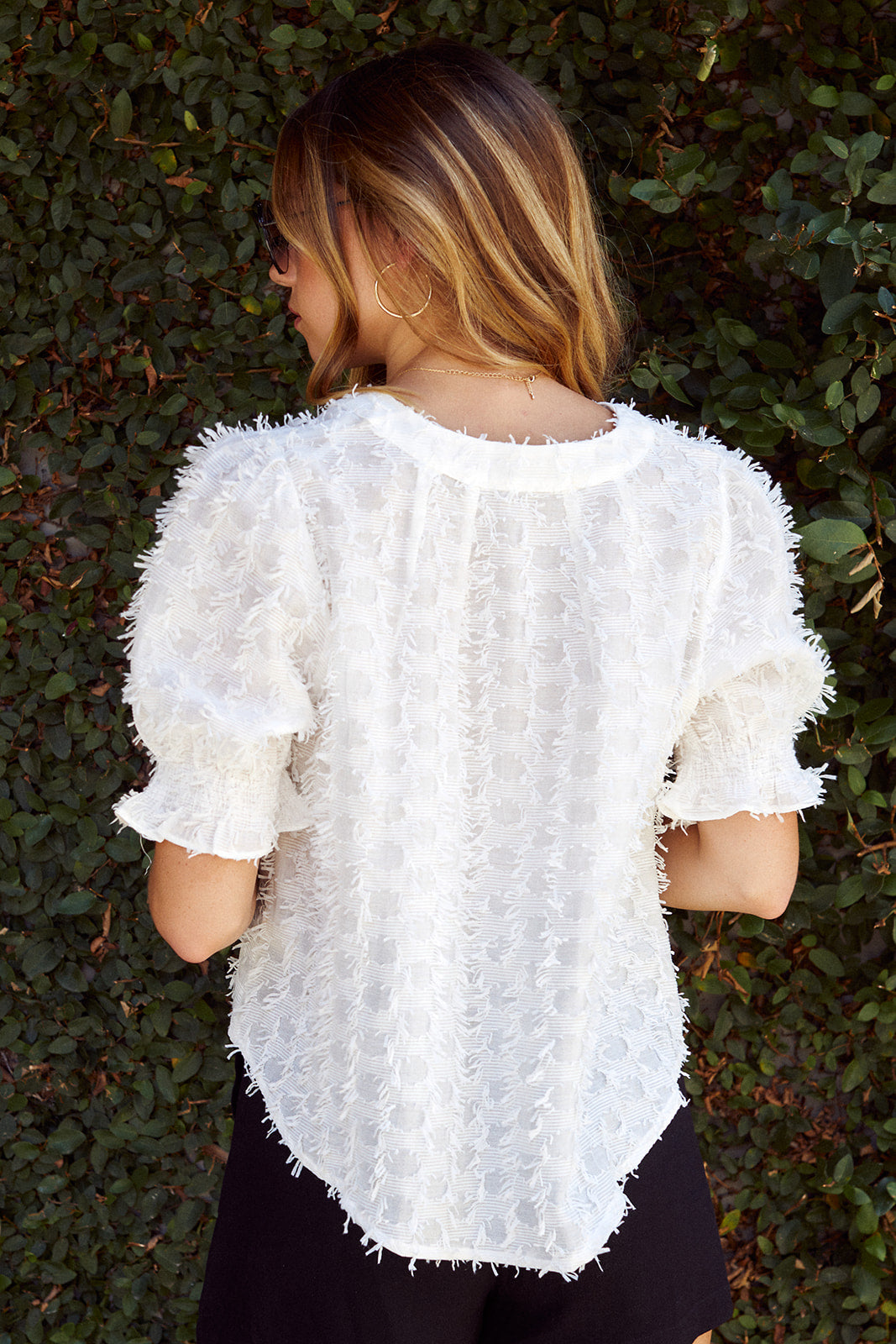 Eletta Fringed Detail Blouse