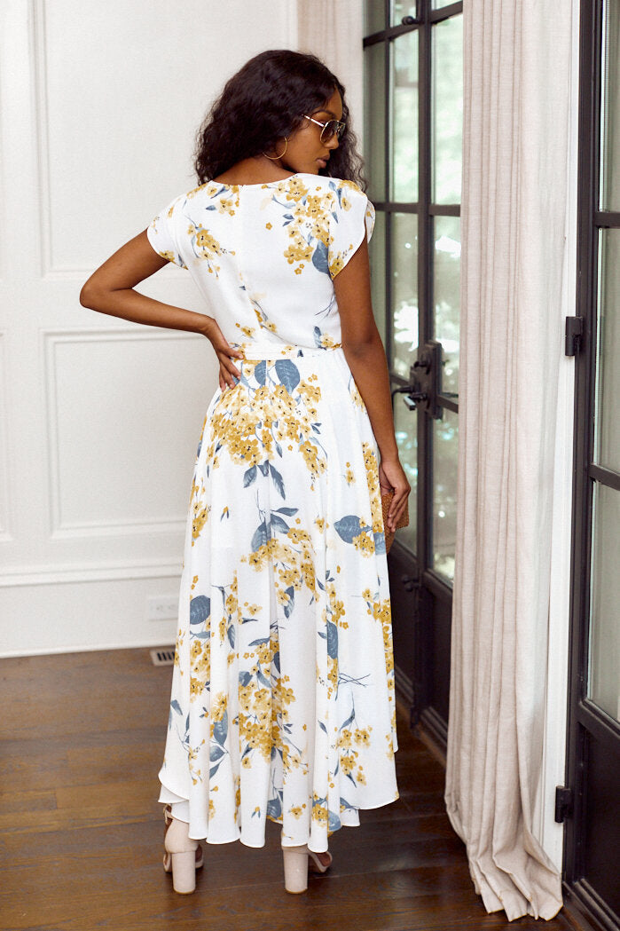 Leighton Floral Maxi Wrap Dress