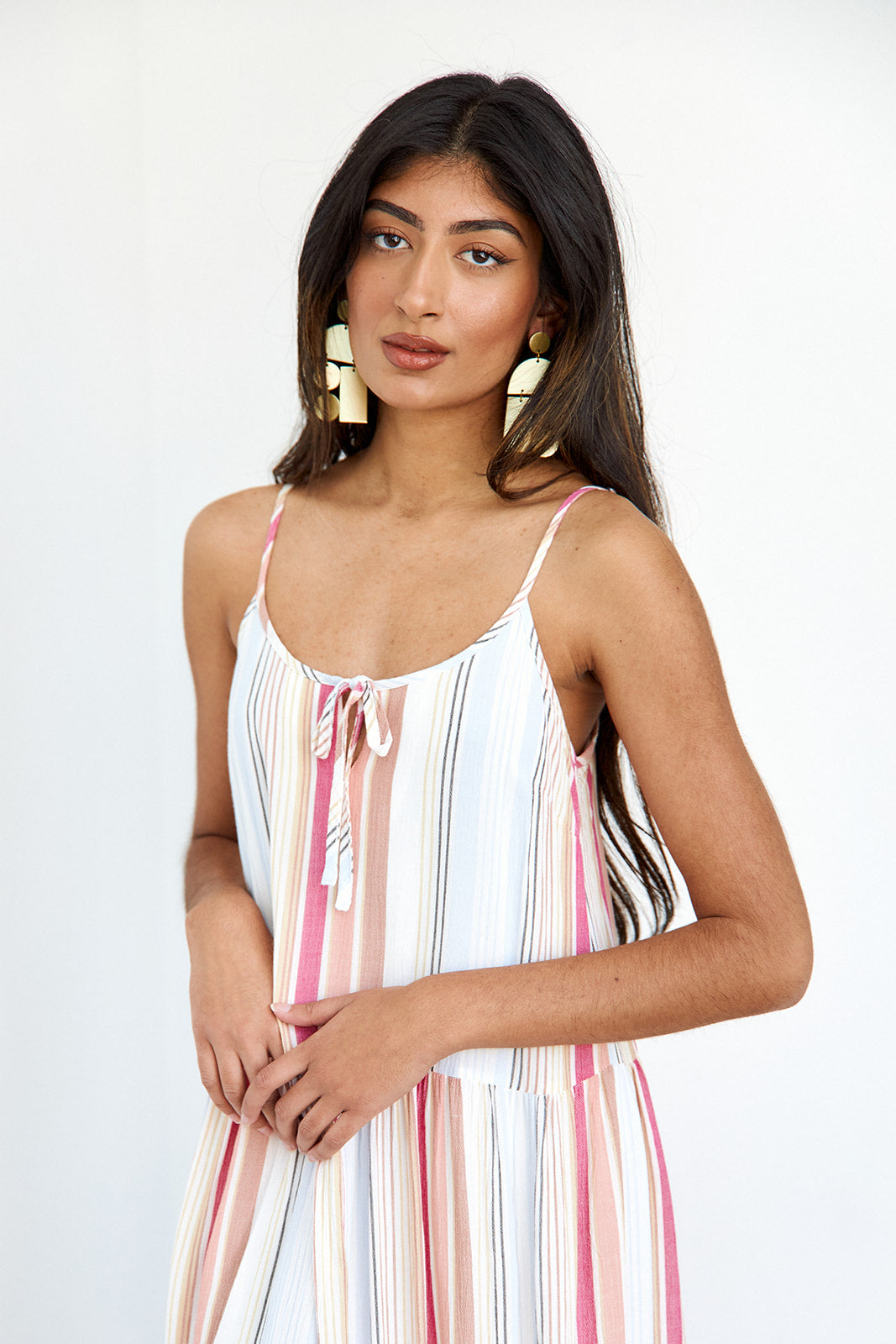 SALE- Z Supply Blaire Striped Midi Dress