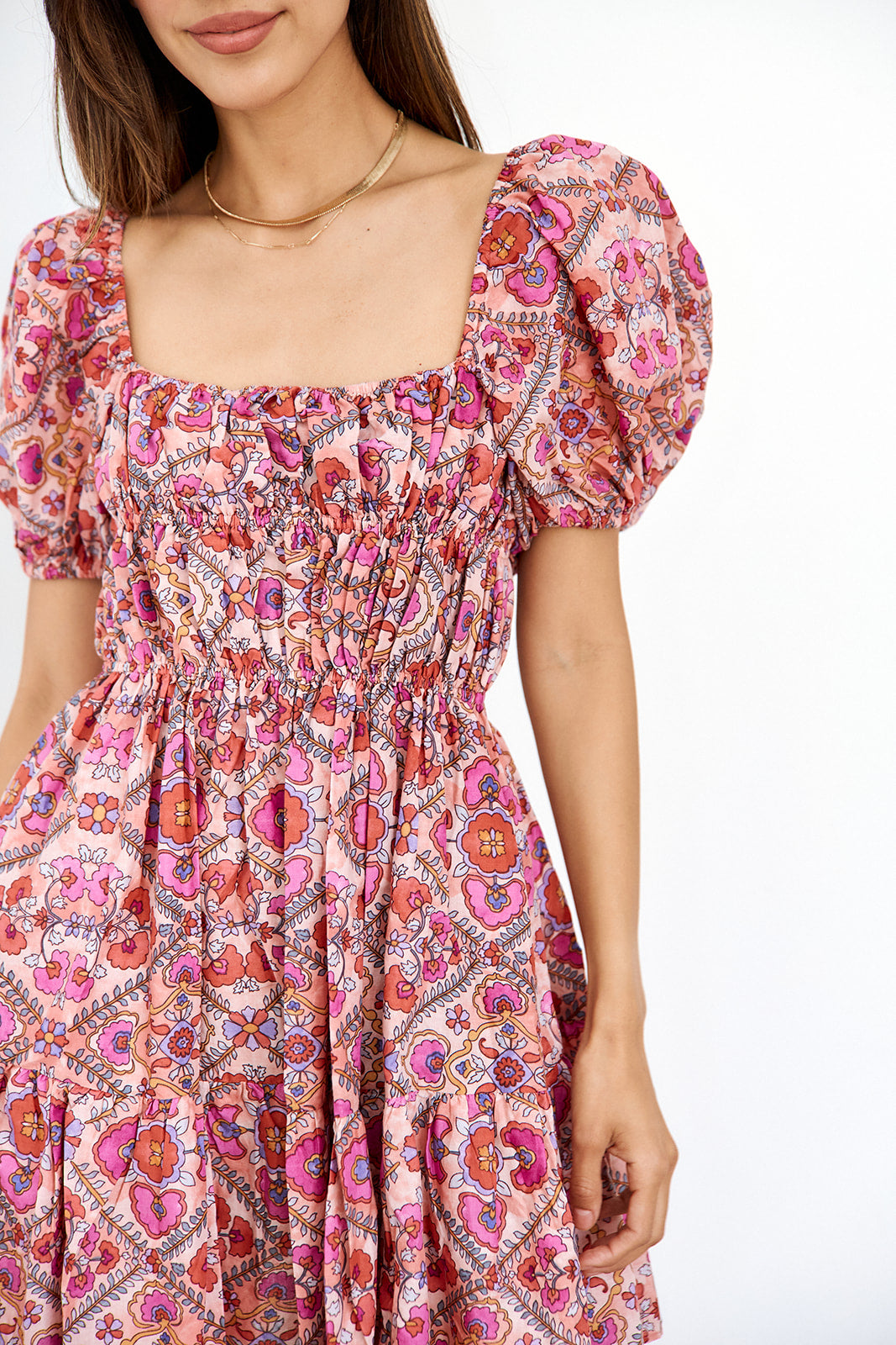 Delvina Floral Mini Dress