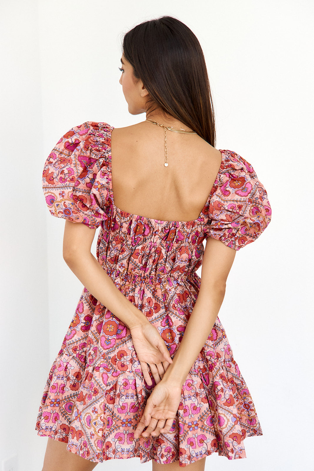 Delvina Floral Mini Dress