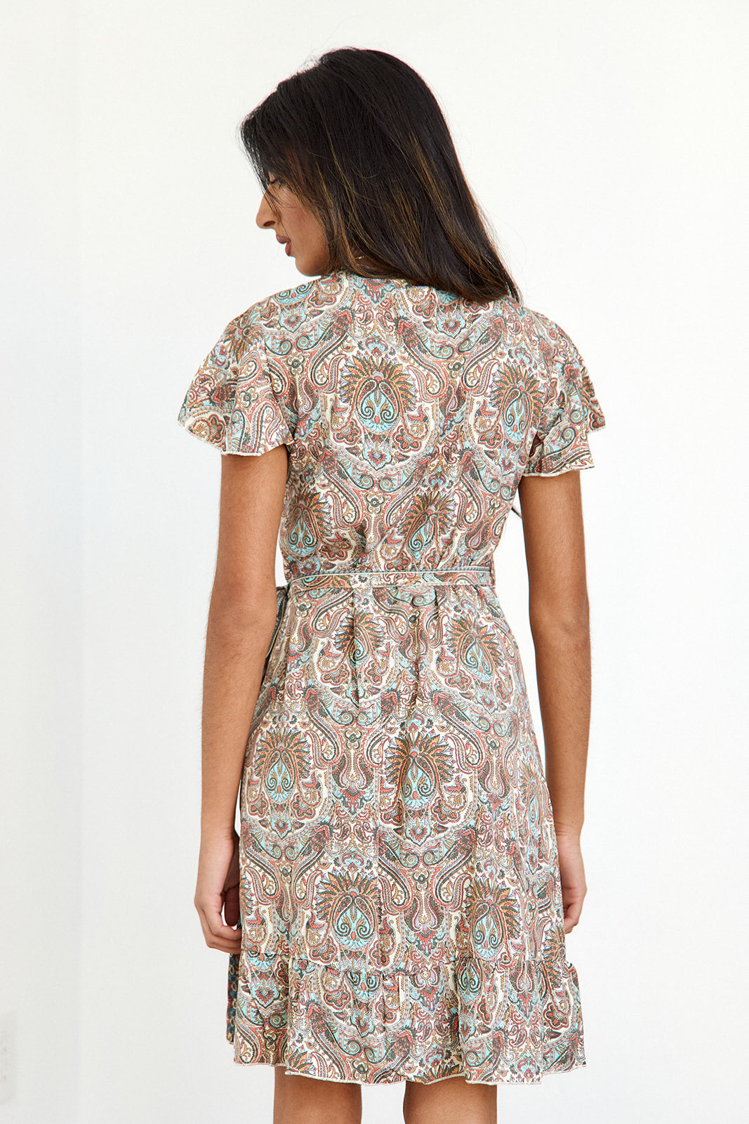 SALE - Bowie Wrap Mini Dress
