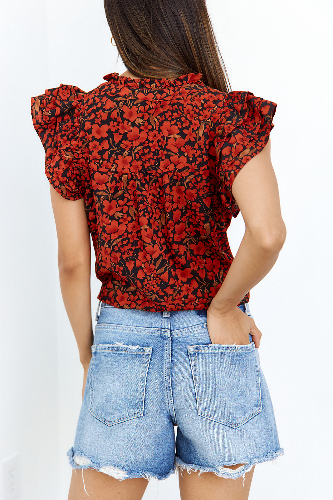 SALE- Tessa Mom Denim Shorts