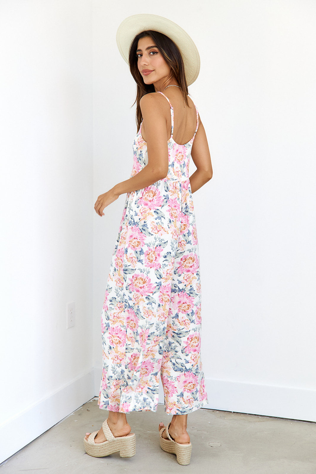 SALE- Z-Supply Jemma Washed Floral Jumpsuit