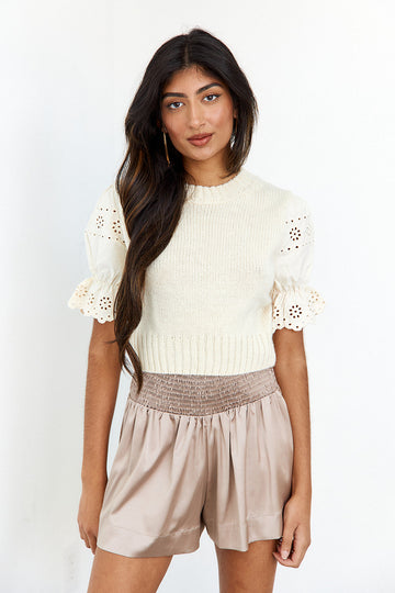 Pine Smocked Shorts
