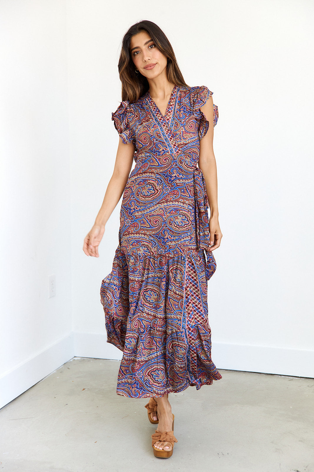 SALE - Brooklyn Wrap Maxi Dress