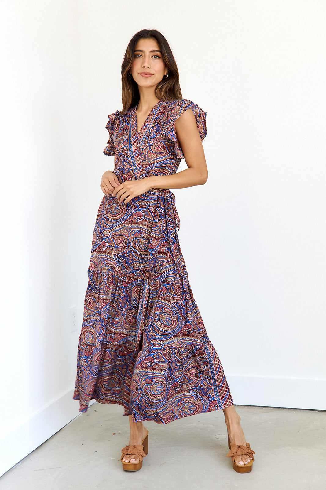 SALE - Brooklyn Wrap Maxi Dress