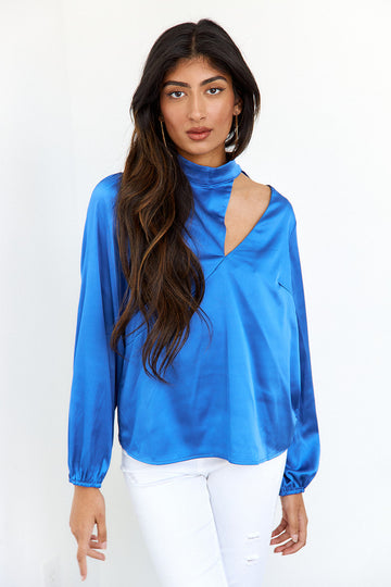 SALE - Joelle Cut Out Blouse