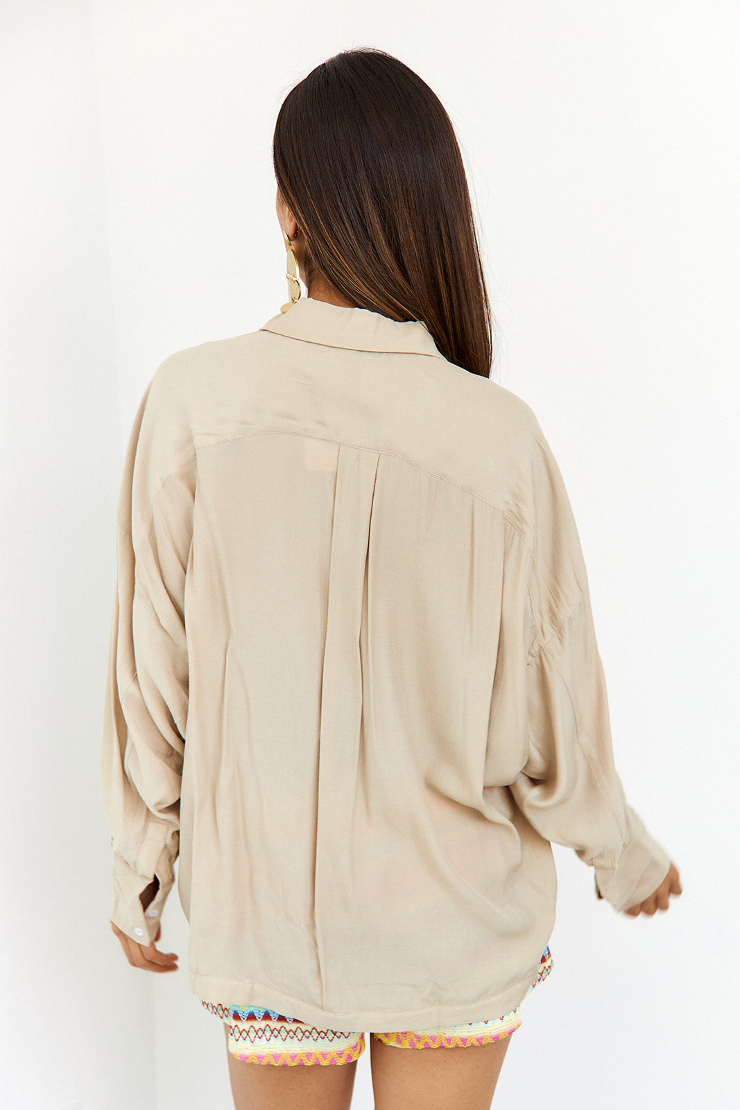SALE - Aubrey Button Down Twist Front Top