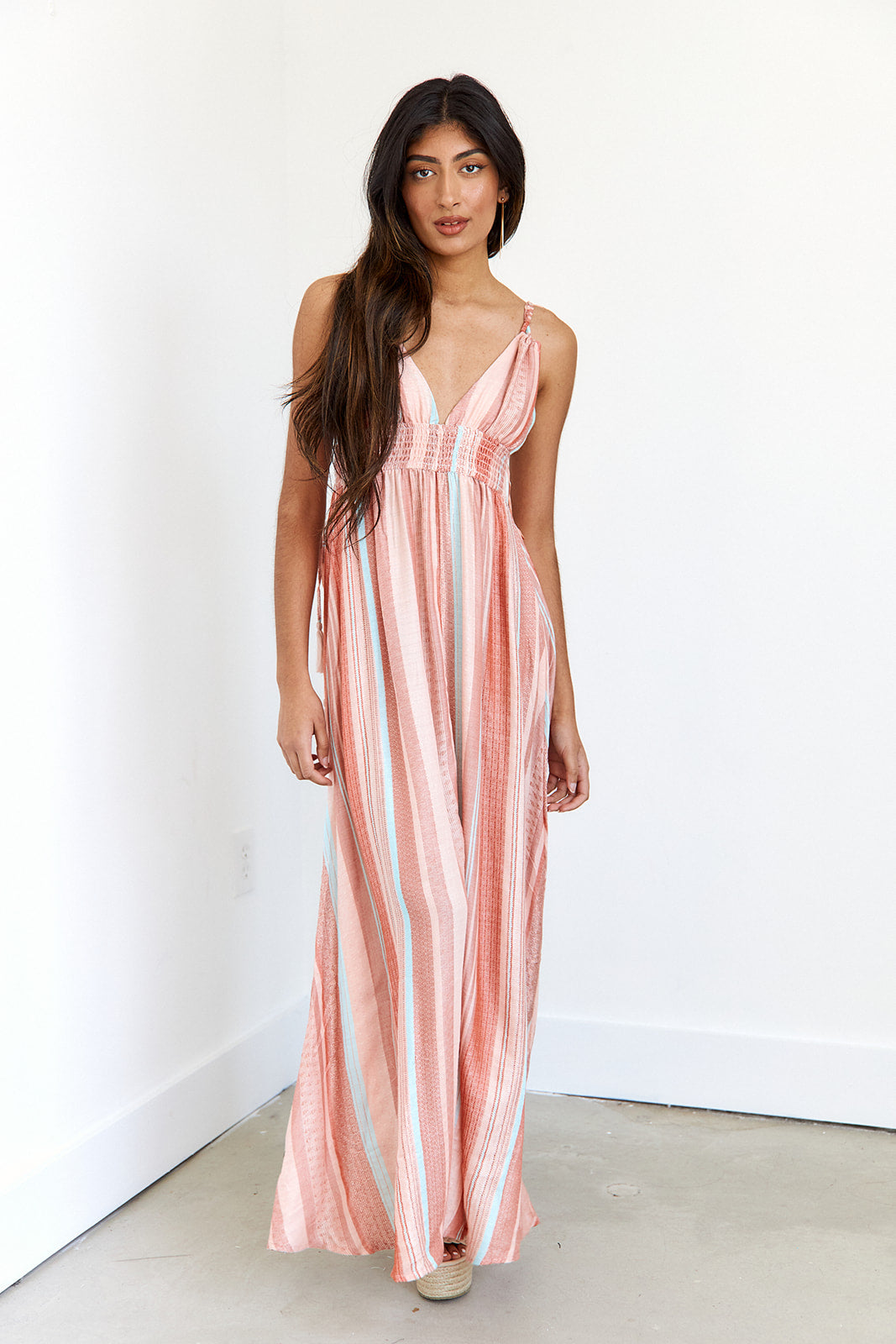 SALE- Luana Striped Maxi Dress