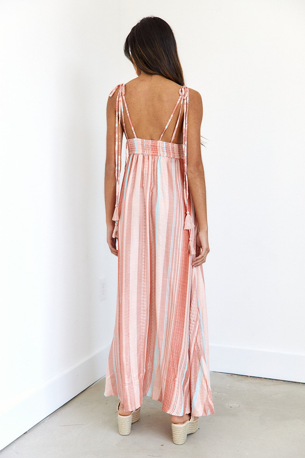 SALE- Luana Striped Maxi Dress