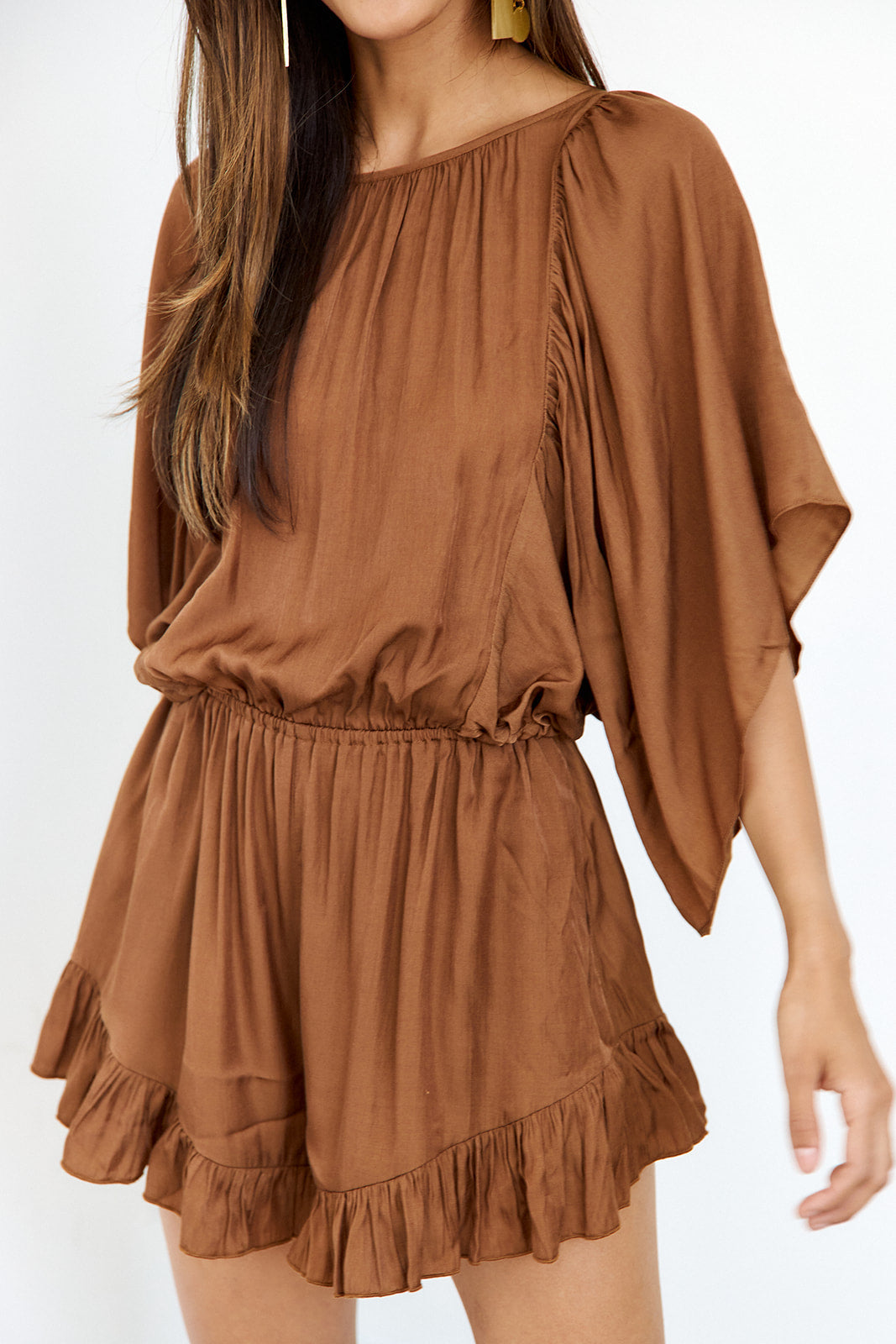 SALE- Ingrid Open Back Romper
