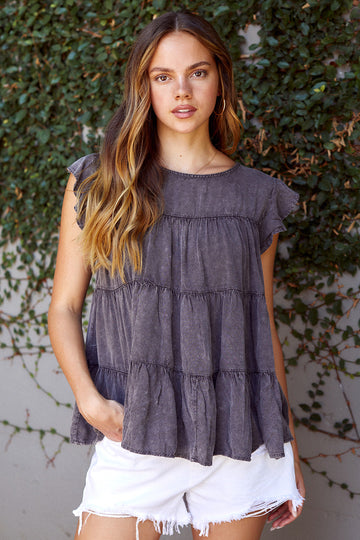 Brie Tiered Knit Tunic