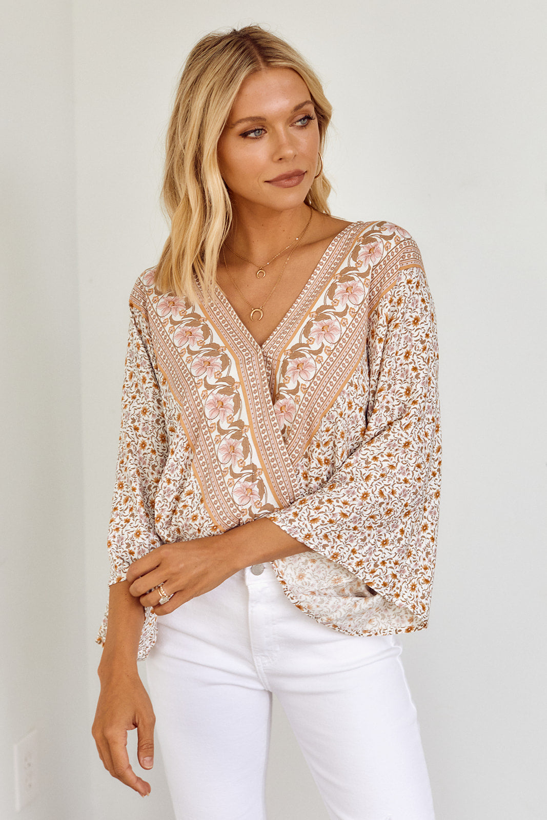 Rockie Kimono Sleeve Bodysuit