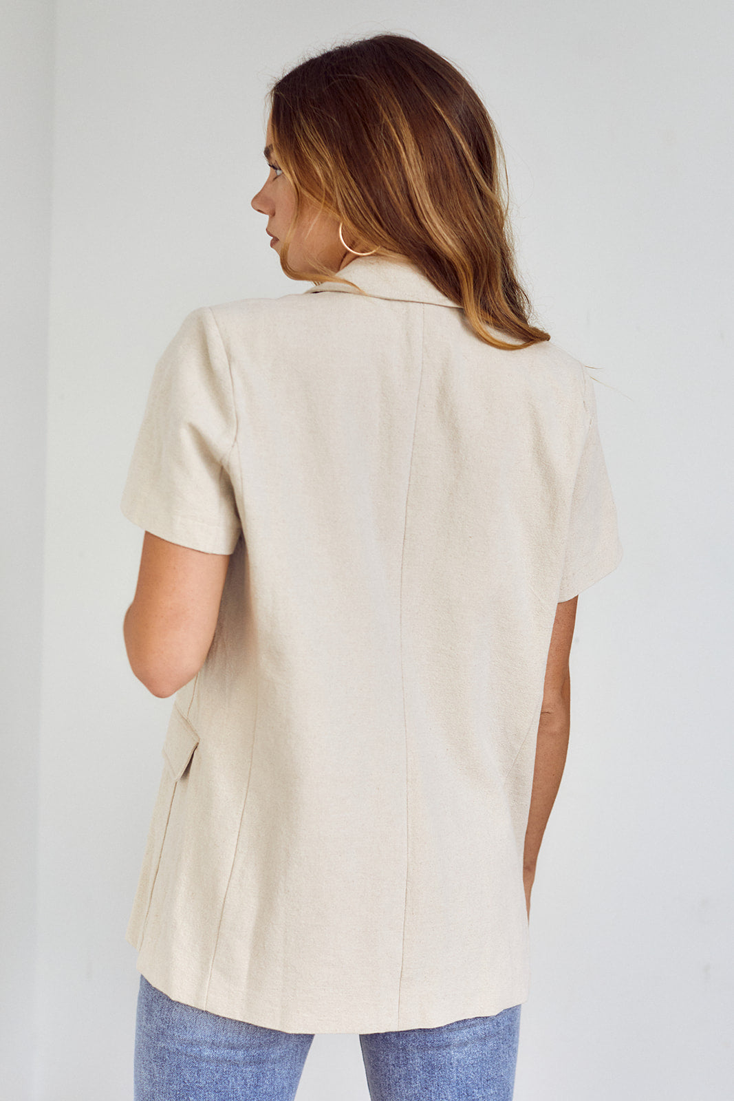 Saffron Short Sleeve Blazer