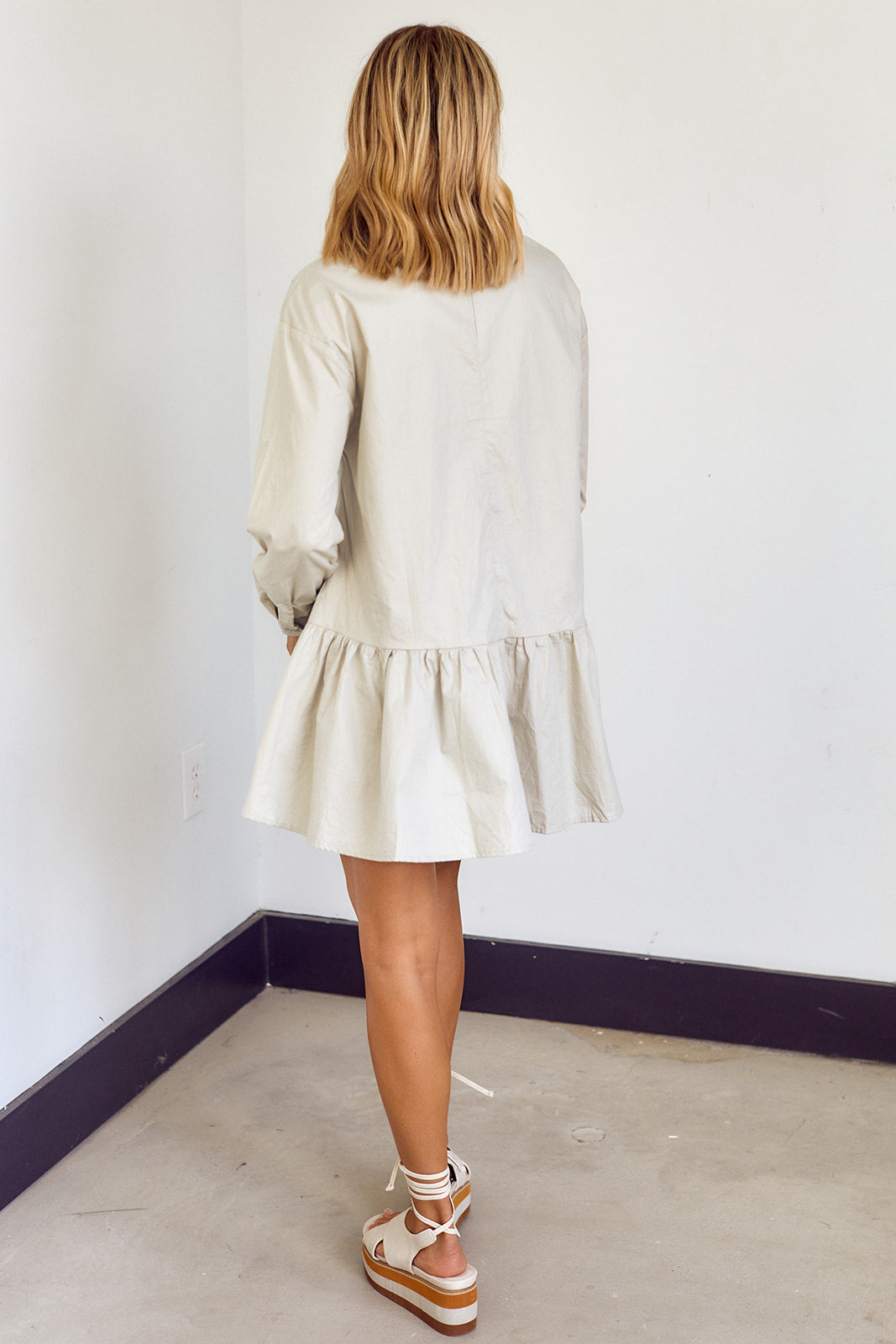 Rivera Long Sleeve Shirt Dress