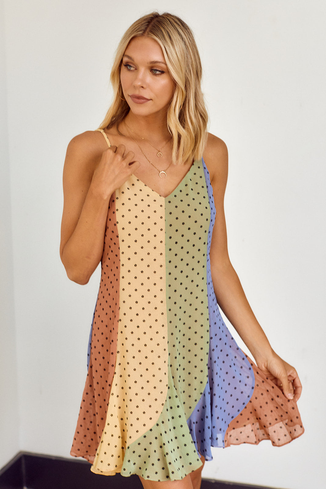 Santorini Polka Dot Dress
