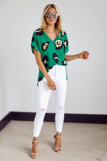 Luma Animal Print Top