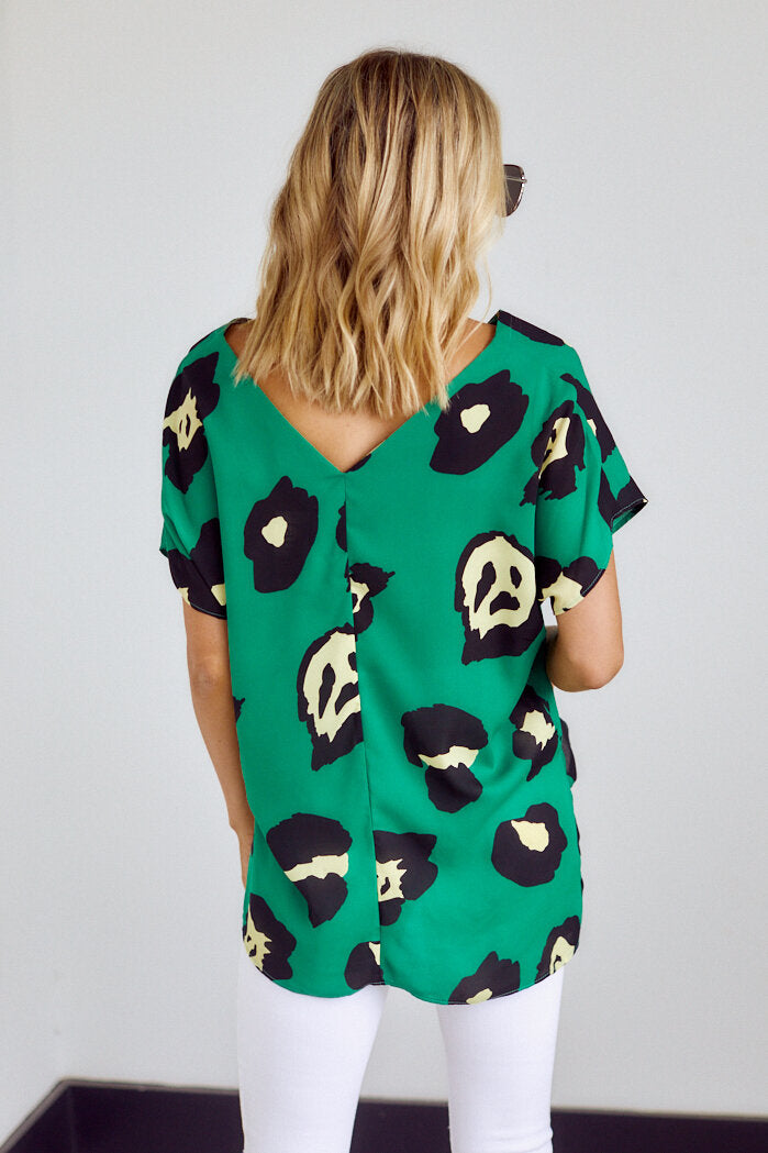 Luma Animal Print Top