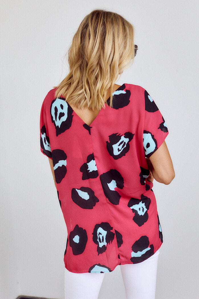 Luma Animal Print Top