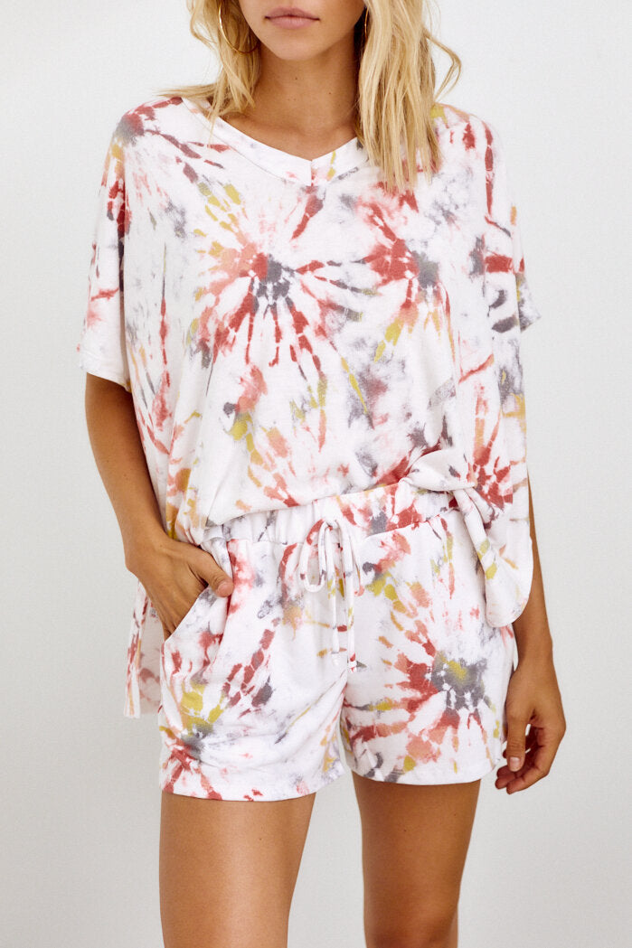Maribel Tie Dye Drawstring Short